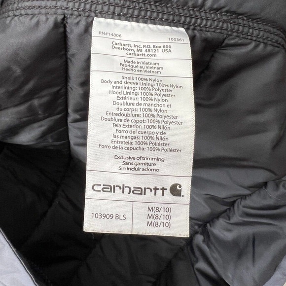 Carhartt Dark Gray Puffer Jacket - Picture 7 of 14